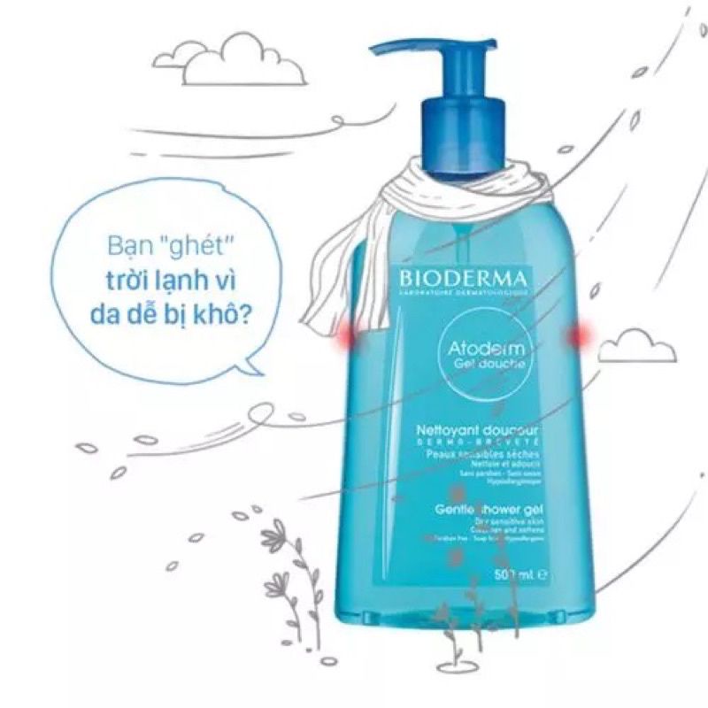 Sữa tắm Bioderma 1000ml cho cả nhà mình