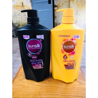 Dầu gội Sunsilk Óng mượt rạng ngời/ Mềm mượt diệu kỳ 900g