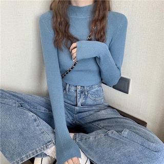 Áo len gân tăm cổ 3 phân len siêu mềm - hàng loại đẹp