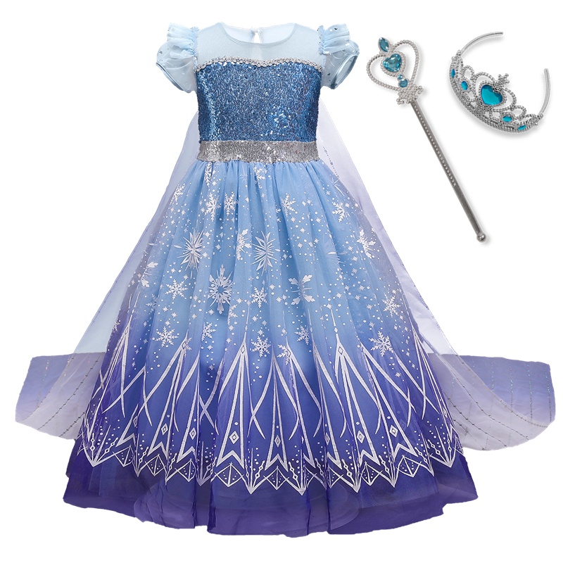 Đầm Hóa Trang Công Chúa Bạch Tuyết Bella Trong Phim Frozen Cho Bé Gái