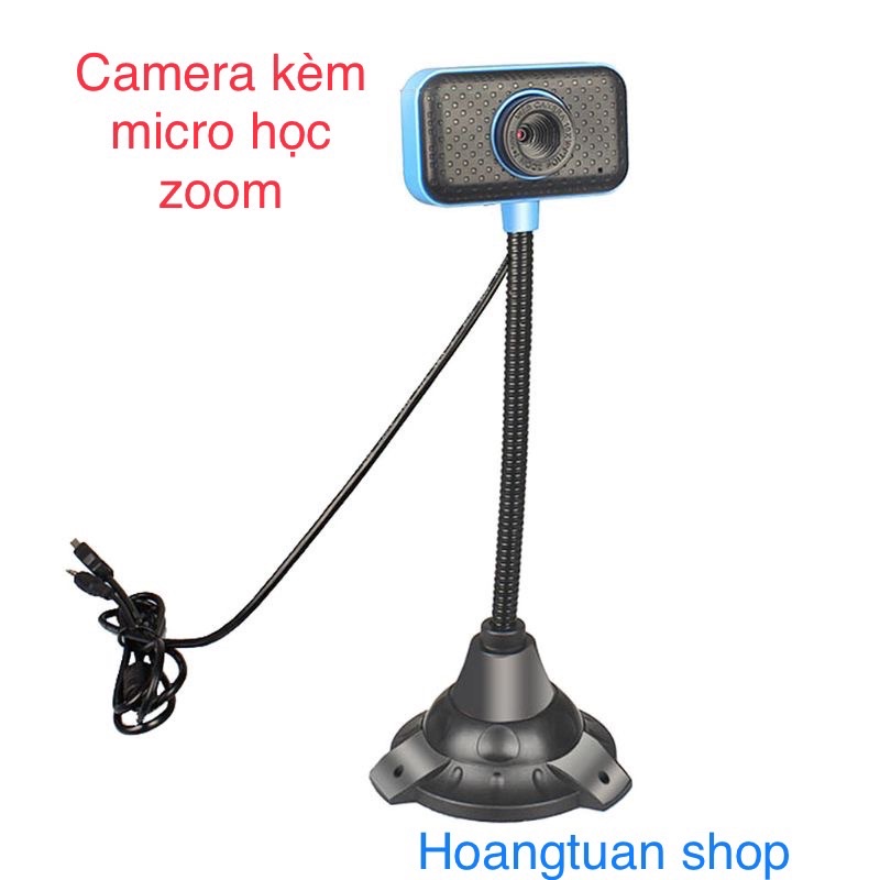 Camera kèm micro hỗ trợ học trực tuyến zoom cho học sinh