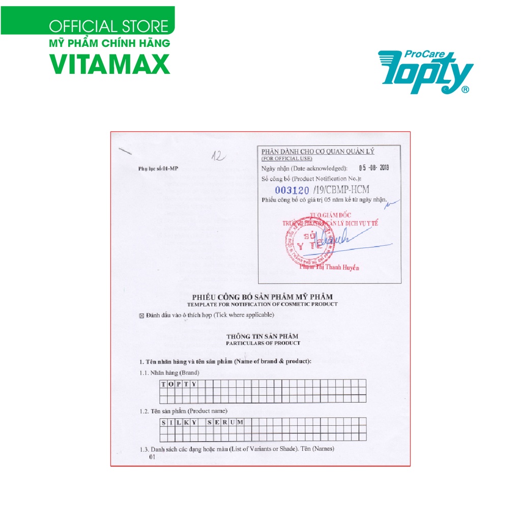 [CHÍNH HÃNG] TINH DẦU DƯỠNG TÓC THIÊN NHIÊN TOPTY 70ml