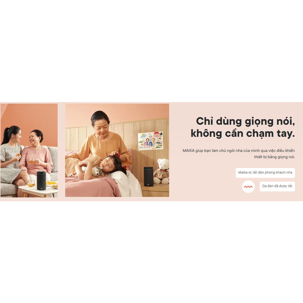 Loa Olli Maika-Loa Thông Minh-Trợ lý ảo thông minh Tiếng Việt 100%,điều khiển nhà thông minh | Đăng Phước