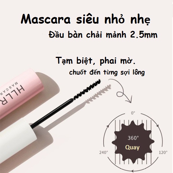 Chuốt mi mascara Suake, chuốt mi mảnh, chống thấm nước, dài mi, không lem | BigBuy360 - bigbuy360.vn