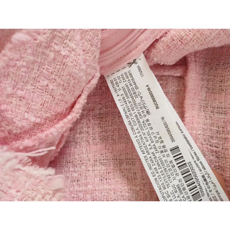Áo Zara Authentic Tweed sz M, new tag