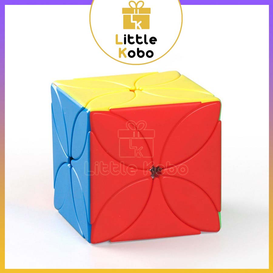 Rubik Biến Thể Four Leaf Clover Cube Cỏ 4 Lá Stickerless Rubic Đồ Chơi Trí Tuệ