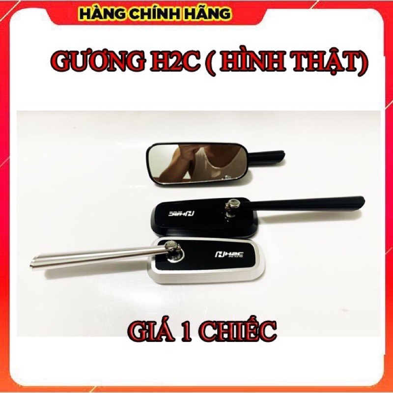 Gương mẫu mới h2c mặt kính trắng hàng thái lắp được các dòng xe cực sịn