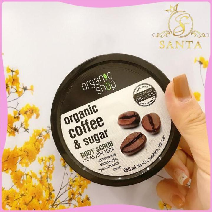 [CHÍNH HÃNG] [AUTH] COMBO 2 Sản Phẩm Tẩy tế bào chết Mặt và Body Cafe Organic