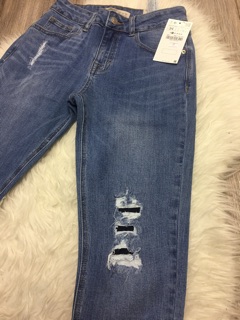 Quần Jean Boy slim Zara Basic ( Hàng có sẵn)
