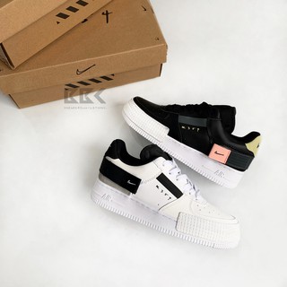 [Hàng cao cấp + Full Box + Tặng Tất] Giày AF1 Type White Black n354