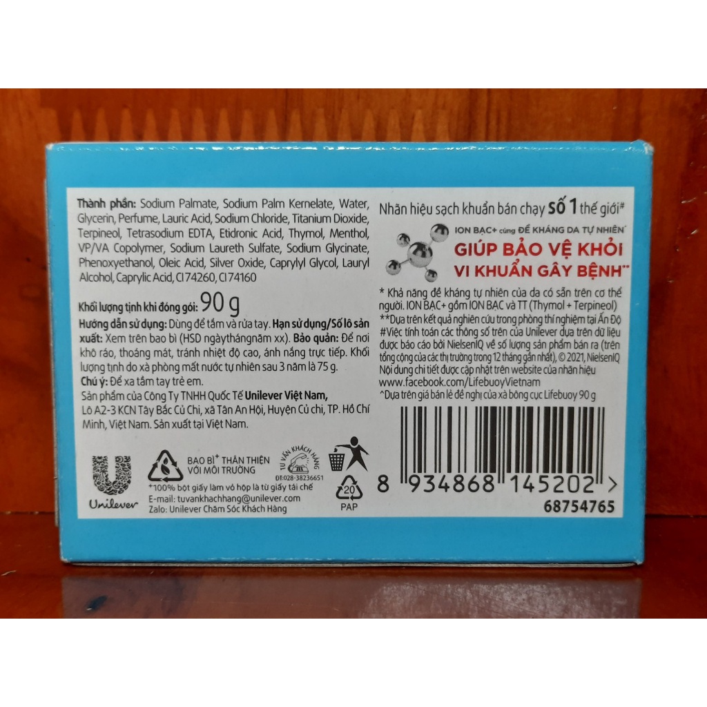 Lifebuoy xà bông cục 90g - BACH HOA HV