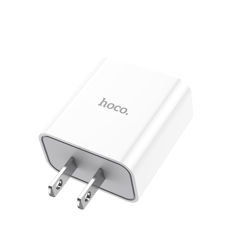 Bộ sạc nhanh Hoco USB Lightning sạc nhanh 2.1A, thích hợp với dòng iPhone/iPad/Airpod..., dây nhựa dẻo, dài 1m