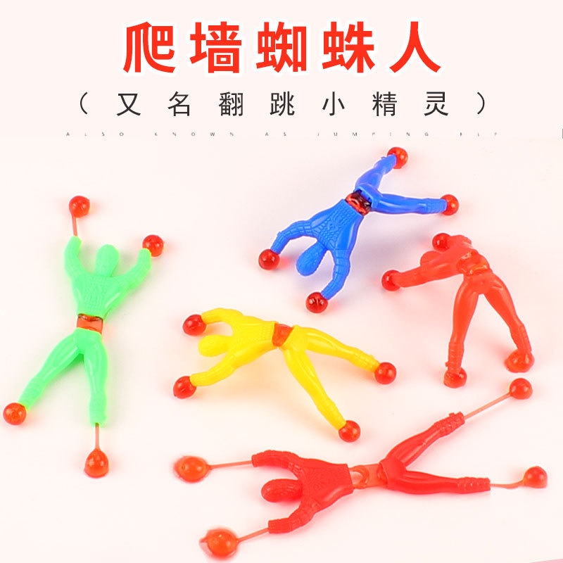 Đồ chơi người nhện leo trèo dính tường sáng tạo cho bé