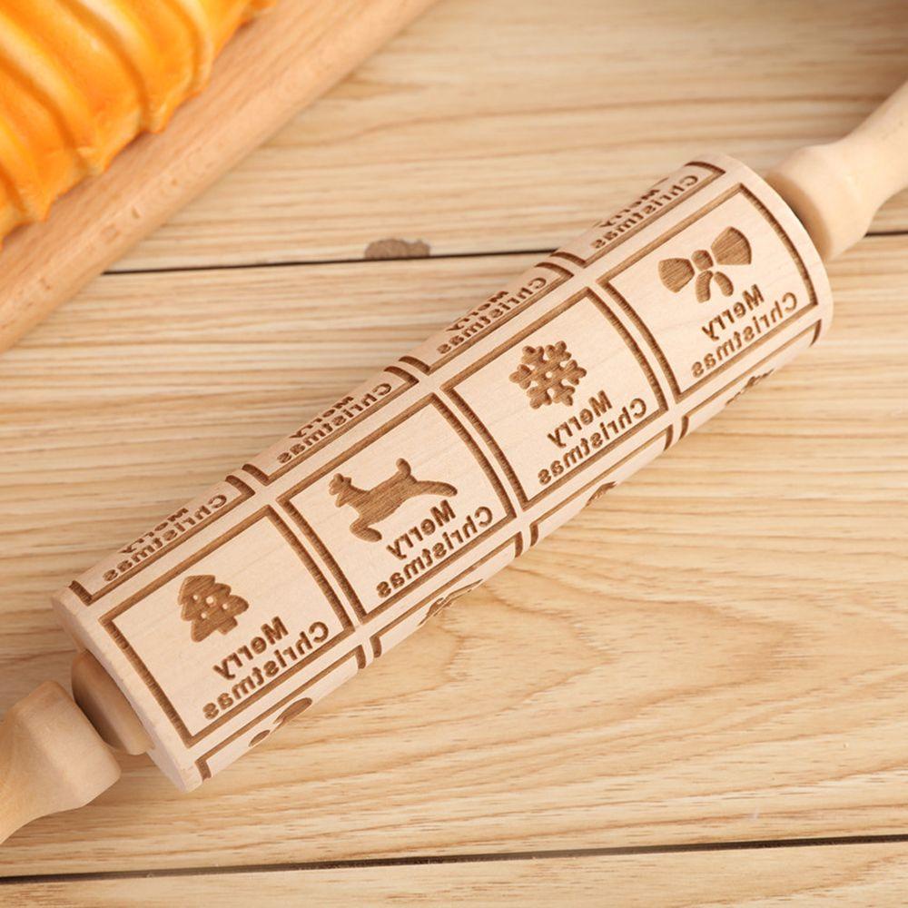 Cây Lăn Bột 3D Trang Trí Giáng Sinh Cho Bé