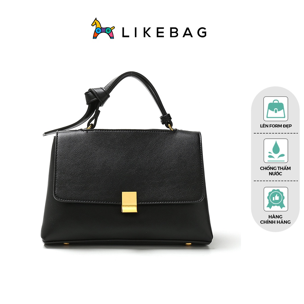 Túi xách nữ đeo vai thời trang LIKEBAG da PU cao cấp, kiểu dáng basic công sở 6129 - LIBAGI