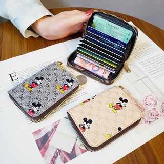 [CÓ VIDEO] [4 MÀU] Ví ngắn nữ mini cầm tay da cao cấp khóa kéo hot trend gd 247v418 chú chuột dễ thương cực đẹp