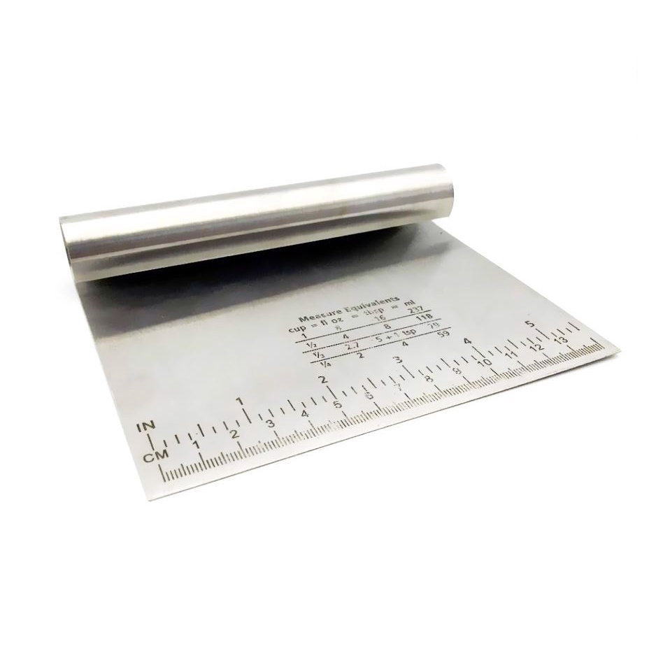 vét/cắt bột cán gỗ lưỡi bằng thép không gỉ
