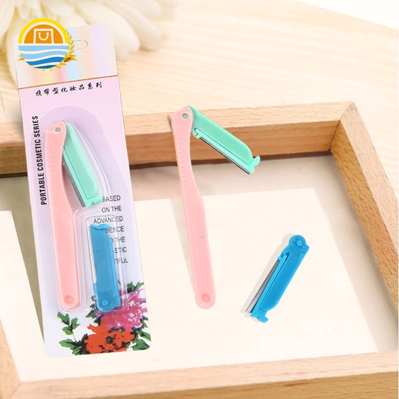 [Hàng mới về] Bộ dao cạo lông mày có thể thay thế sử dụng tiện lợi Jp2