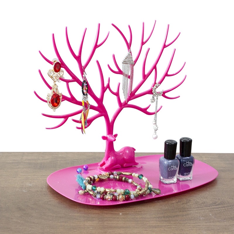 Kệ Hươu Decor nhiều màu treo trang sức phụ kiện tháo rời tiện lợi
