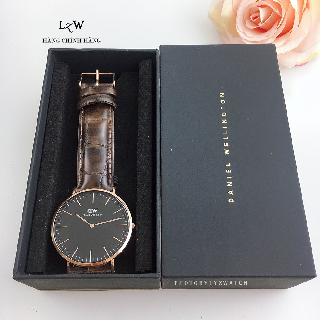 Đồng hồ nam nữ Daniel Wellington Classic Black York DW chính hãng - Lyz watch