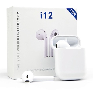 Tai nghe bluetooth không dây chính hãng i12 nhét tai phụ kiện tai nghe điện thoại ios và android445wnpciyj | i12