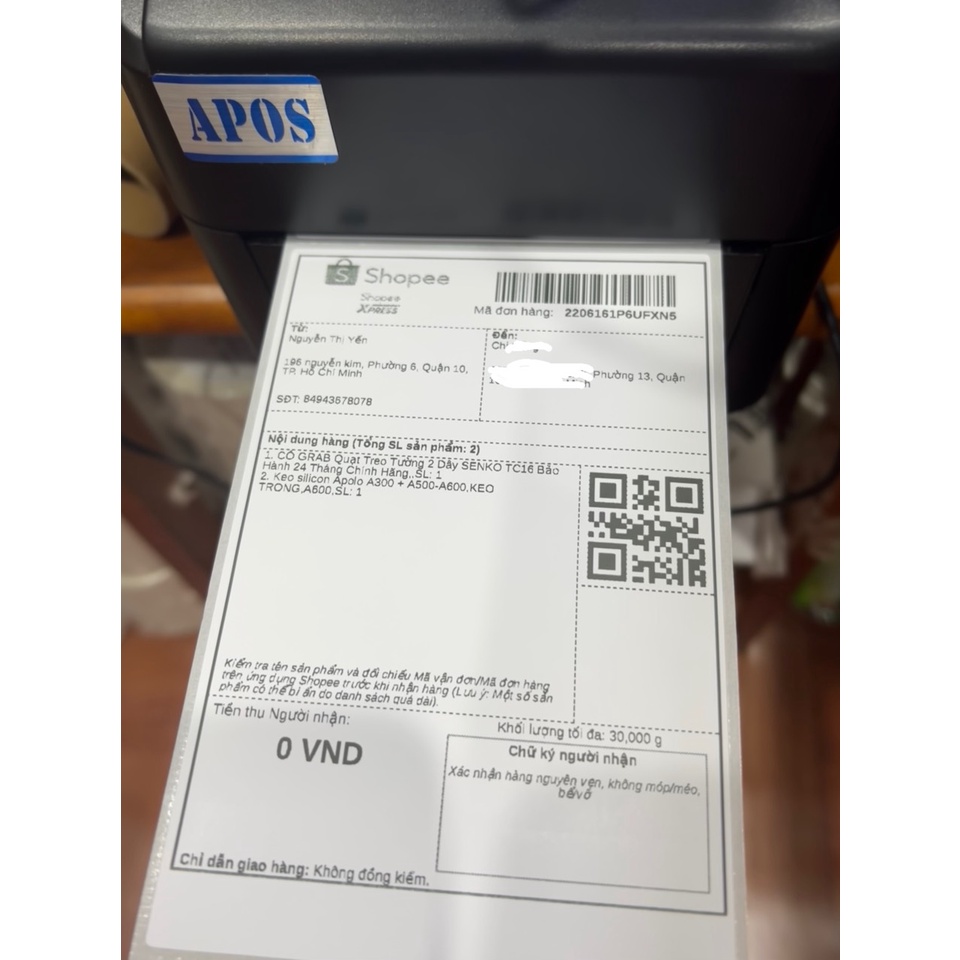 [Hỏa Tốc] Giấy In Nhiệt Decal A6 / 100x150mm - Tệp 350 Tem, In Bill Shopee TMĐT, Cuộn A6 Có Sẵn Lớp Keo Tự Dính