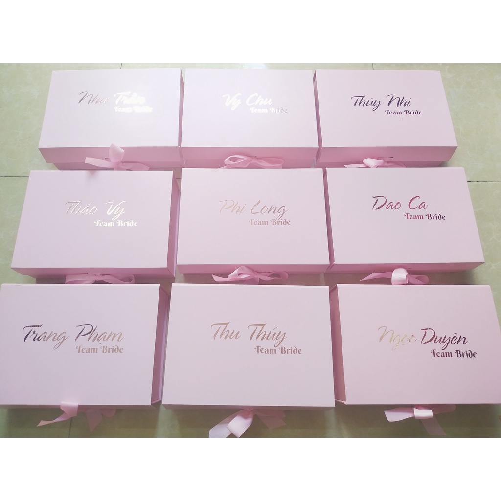 Combo hộp xếp in theo yêu cầu