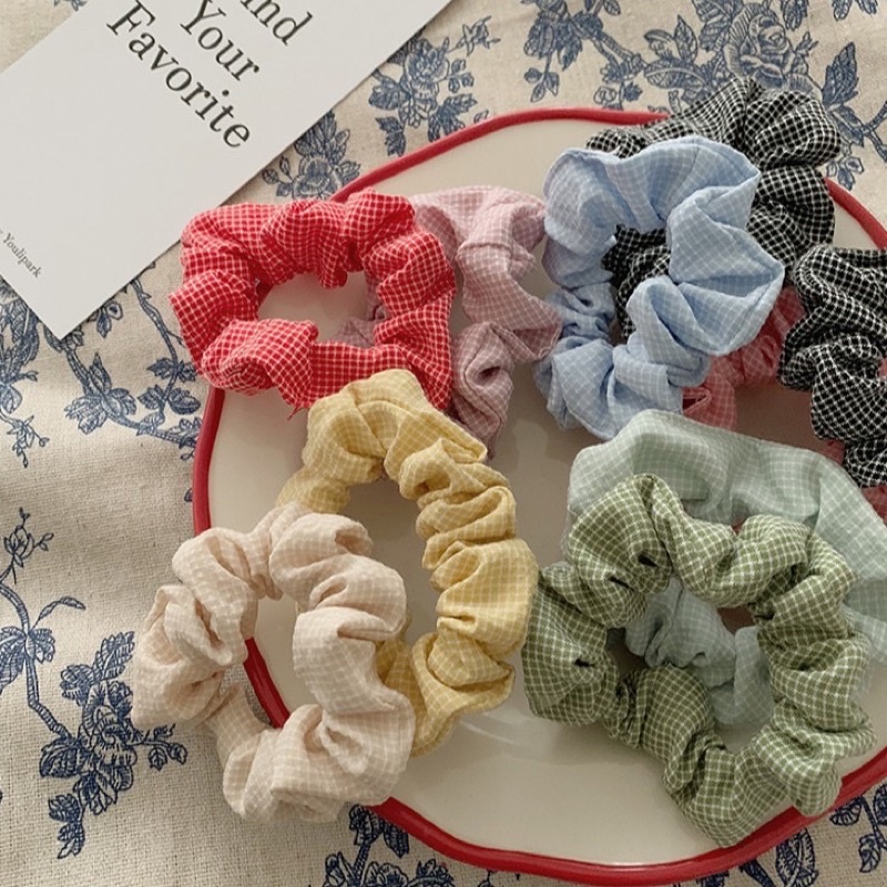Cột tóc vải Scrunchies
