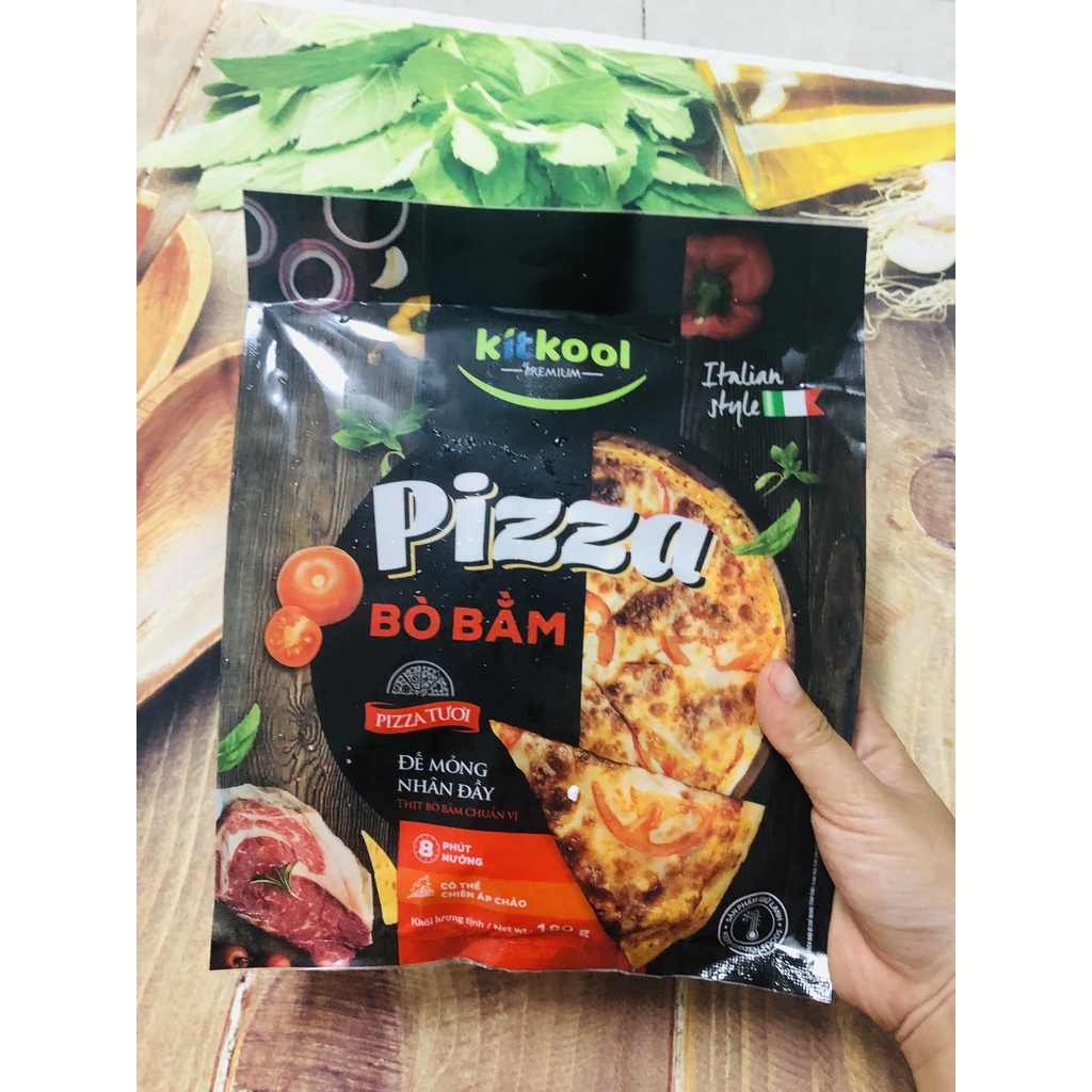 bánh Pizza bò bằm gói 180g