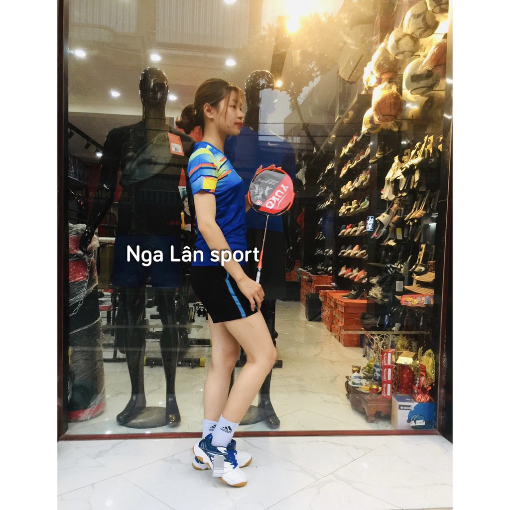 Áo cầu lông thể thao nữ Yonex & Lyning mẫu mã đẹp, form dáng chuẩn