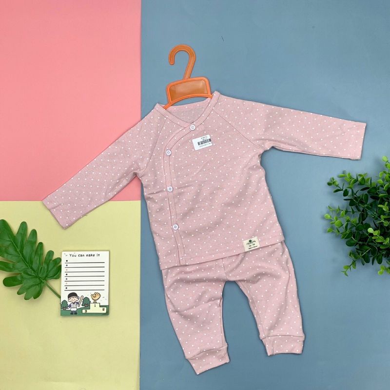 Bộ Litibaby hồng chấm bi