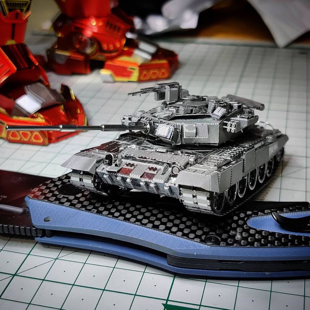 Đồ Chơi Lắp Ráp Mô Hình 3D Bằng Kim Loại Piececool Xe Tăng T-90A Của Nga