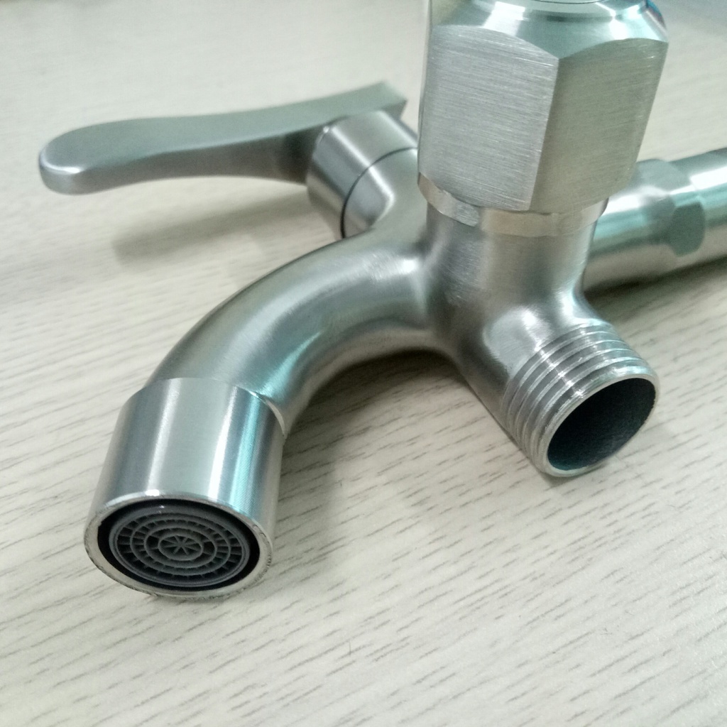 Củ sen lạnh nhà tắm 1 đường nước làm từ INOX 304 cao cấp chống gỉ dùng cho hệ thống vòi sen, vòi nước