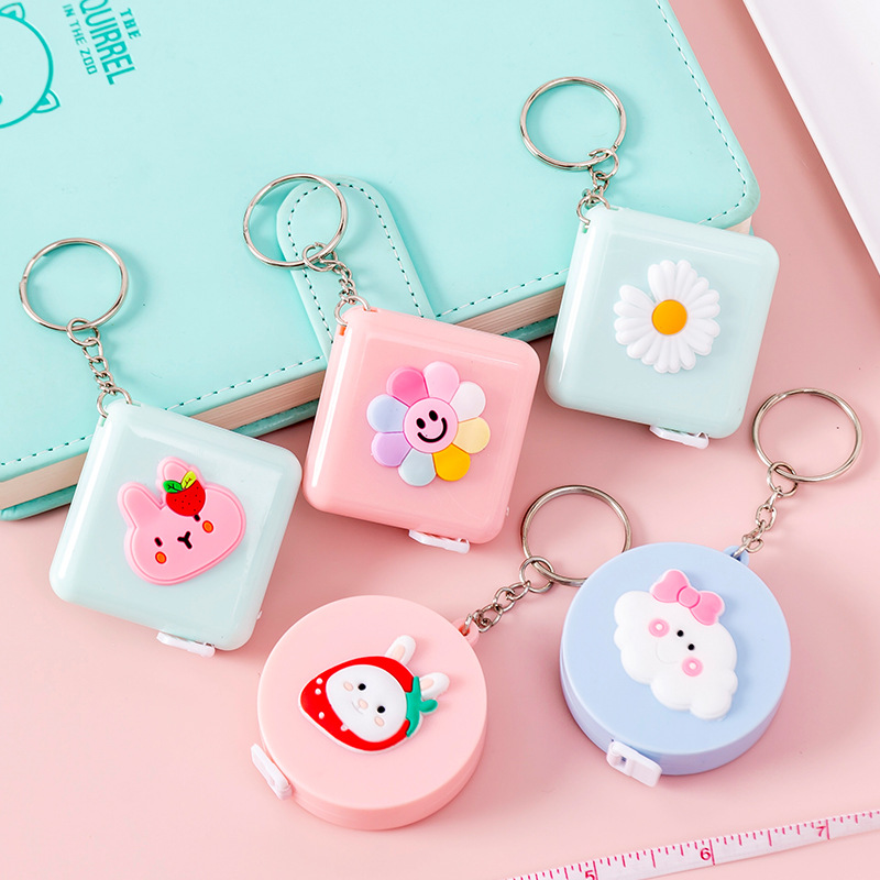 Thước Dây Mini Thiết Kế Hoạt Hình Nhiều Màu Sắc Dễ Thương