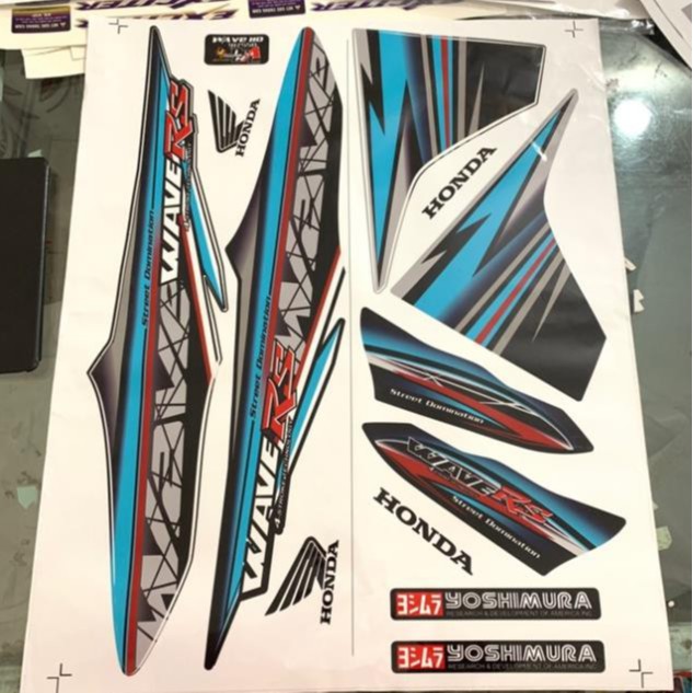 Tem Chế Wave RS Phong Cách Mới Xanh Xám 09173