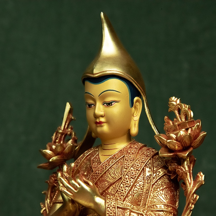 Tôn tượng Tsongkhapa - Pháp khí Mật tông - Phật giáo Tây Tạng