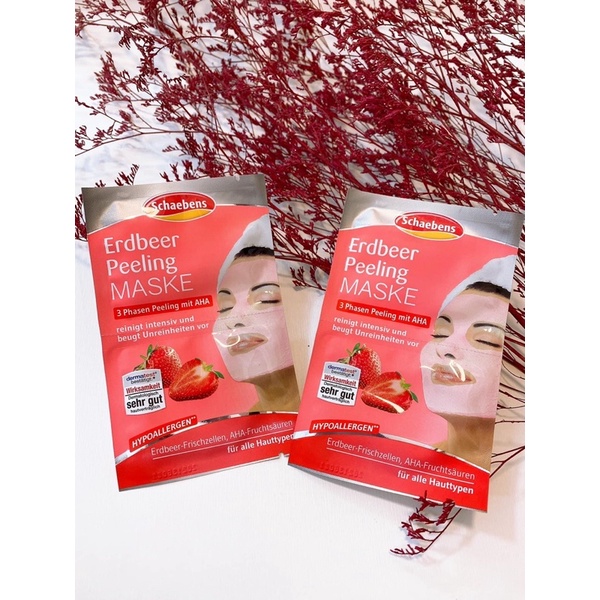 Schaebens - mặt nạ mắt & môi / mặt nạ tẩy da chết
