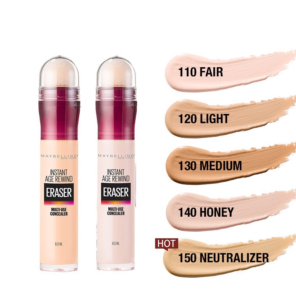 Bút Che Khuyết Điểm Đa Năng Che Phủ Hoàn Hảo Maybelline Instant Age Rewind Eraser Multi-Use Concealer 6.0ml