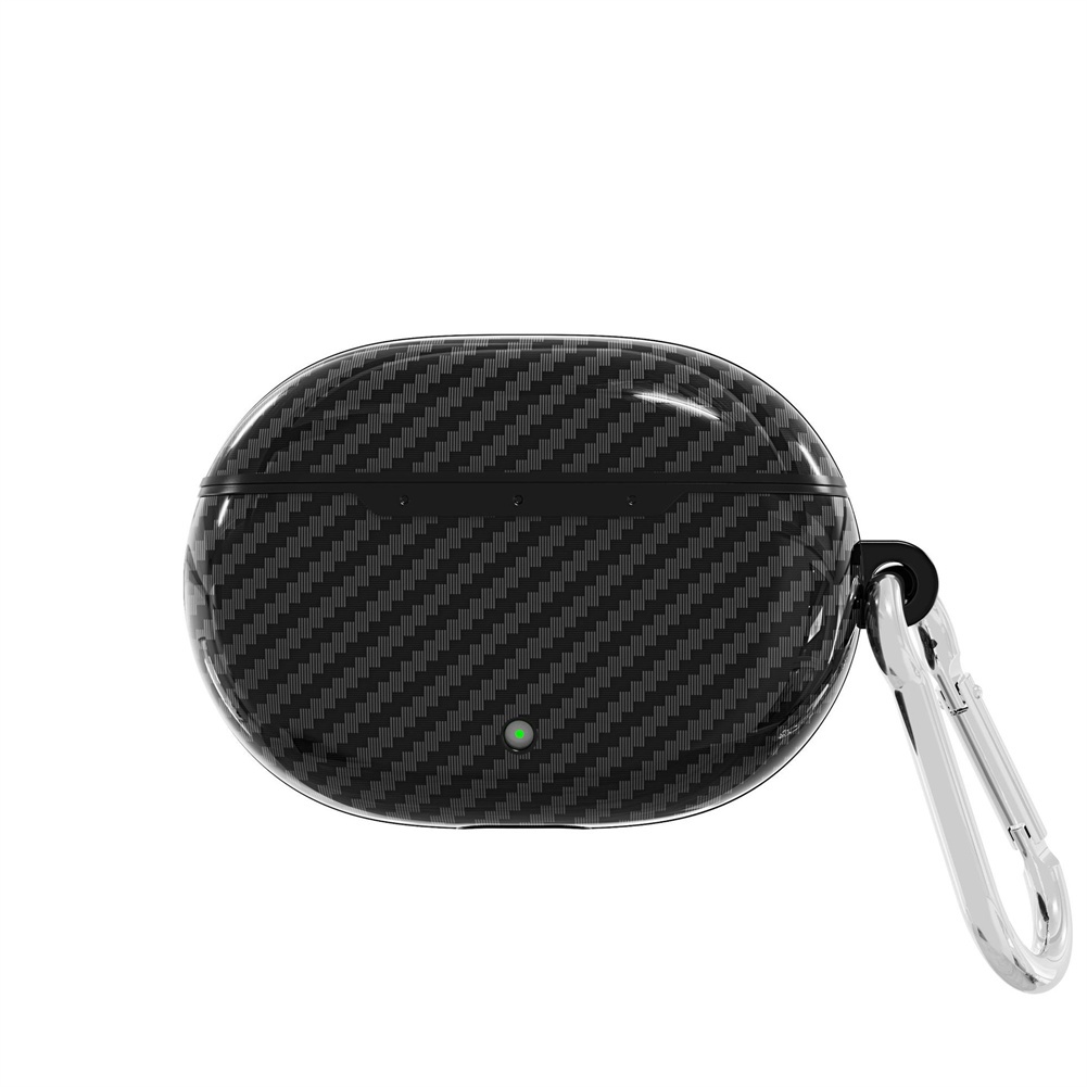 Vỏ bảo vệ hộp sạc tai nghe Beats-Studio Buds bằng PC chống sốc họa tiết sợi carbon độc đáo