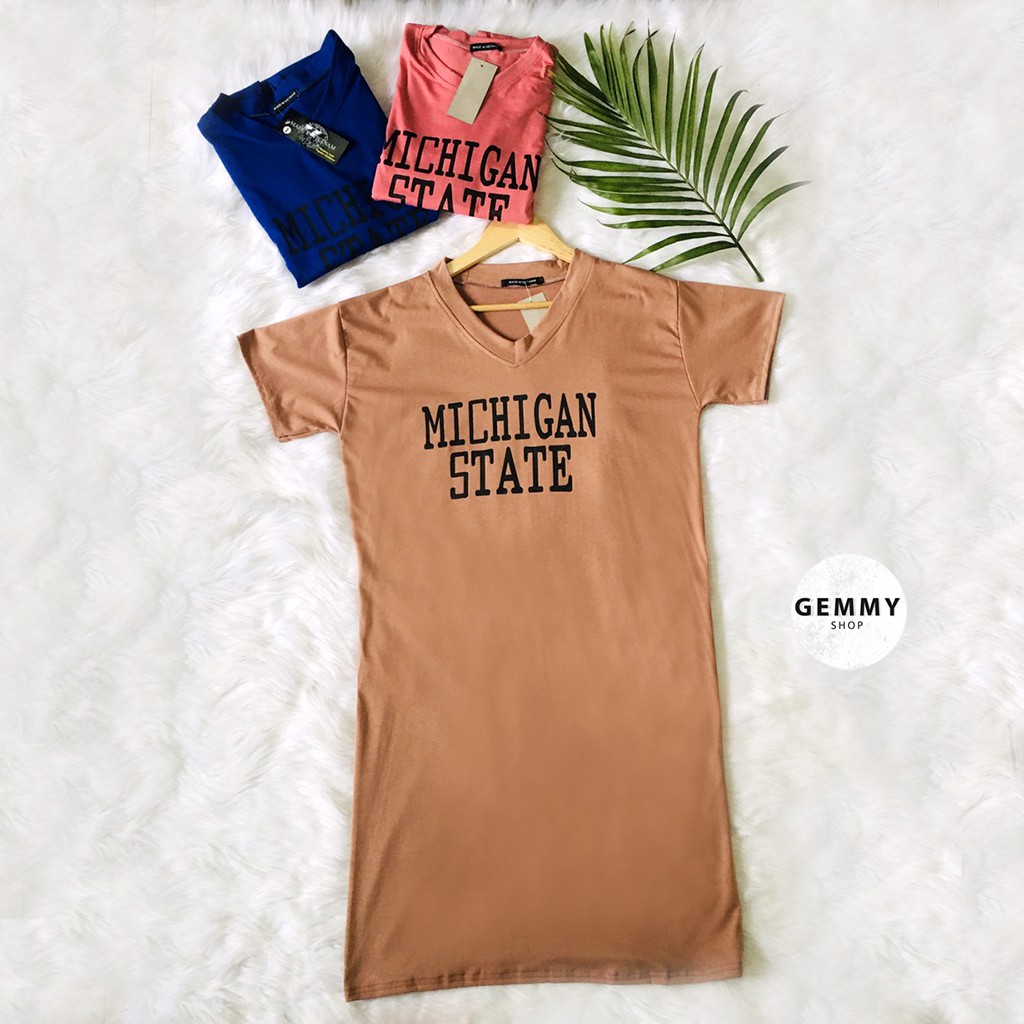 Váy xuông dài, Váy suông bầu chất cotton Gemmy House kiểu cổ tim State | BigBuy360 - bigbuy360.vn
