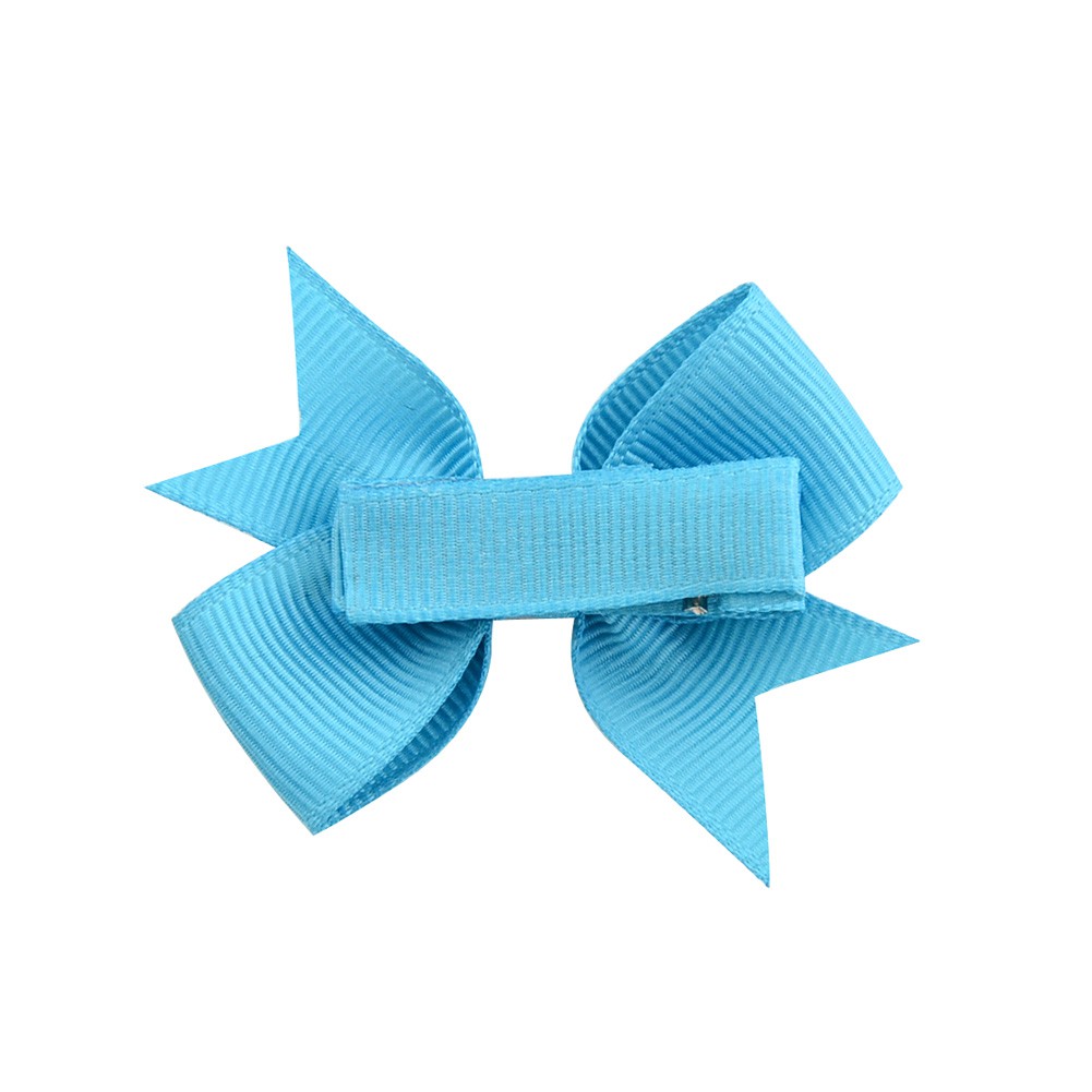 KIDSBOWS Kẹp tóc nơ bằng ruy băng sọc thiết kế dễ thương