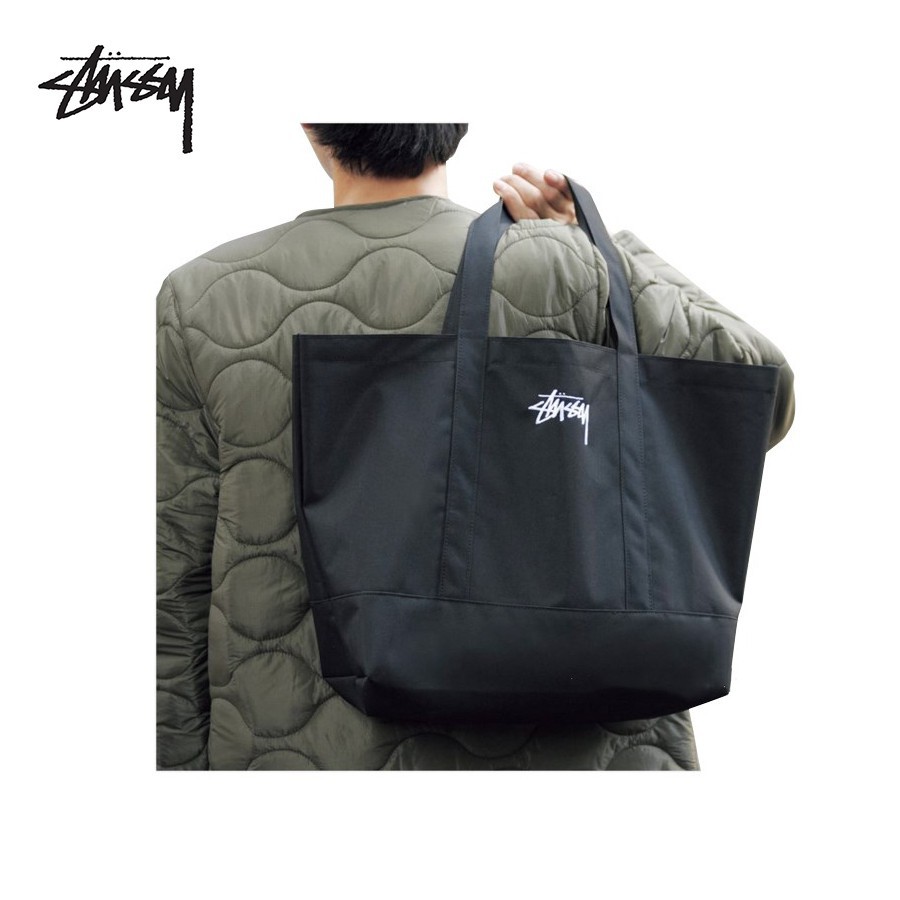 Túi xách / đeo vai thêu chữ Stussy thời trang unisex kháng nước