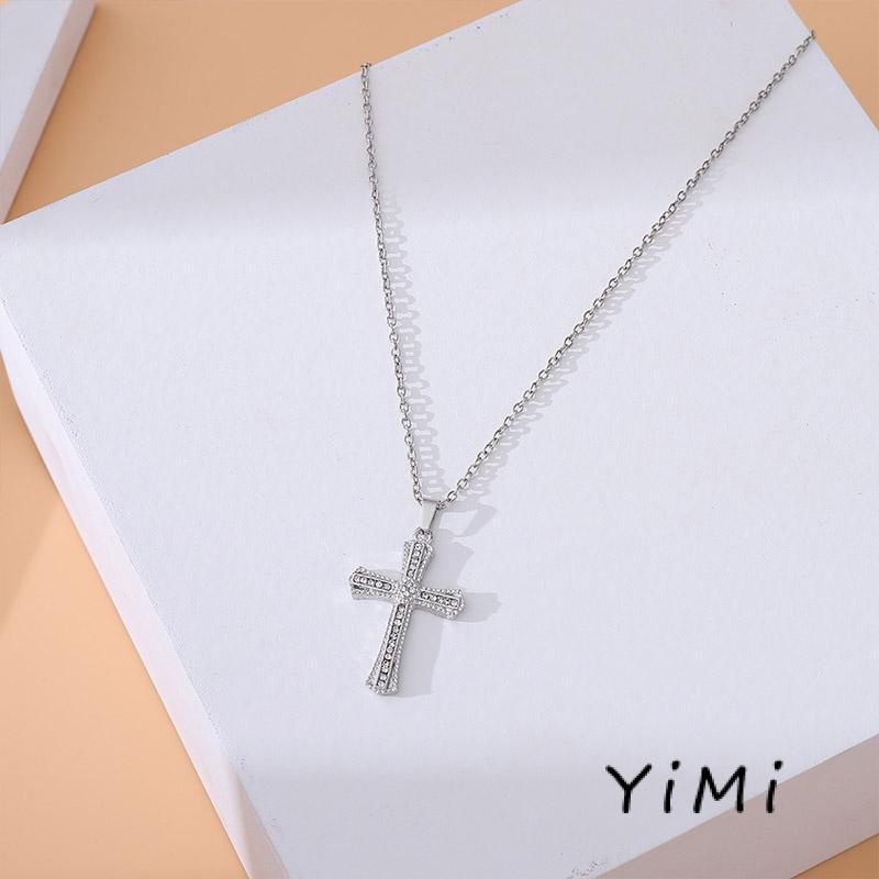 🌈Dây Chuyền Nam Unisex Vòng Cổ Thánh Giá Đính Đá Thời Trang Siw Chain Loki Màu Bạc TItan Cao Cấp Không Gỉ