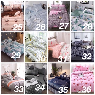 Bộ chăn ga gối cotton poly (Hàng nhập)