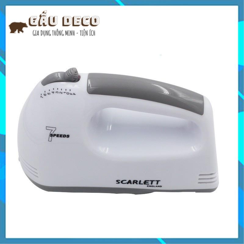 Máy Đánh Trứng Cầm Tay Máy Đánh Trứng Mini Cầm Tay Scarlett 7 Tốc Độ Cực Mạnh - Hoạt Động Êm Ái
