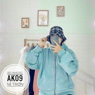 BIGSIZE Áo khoác nỉ trơn AK09