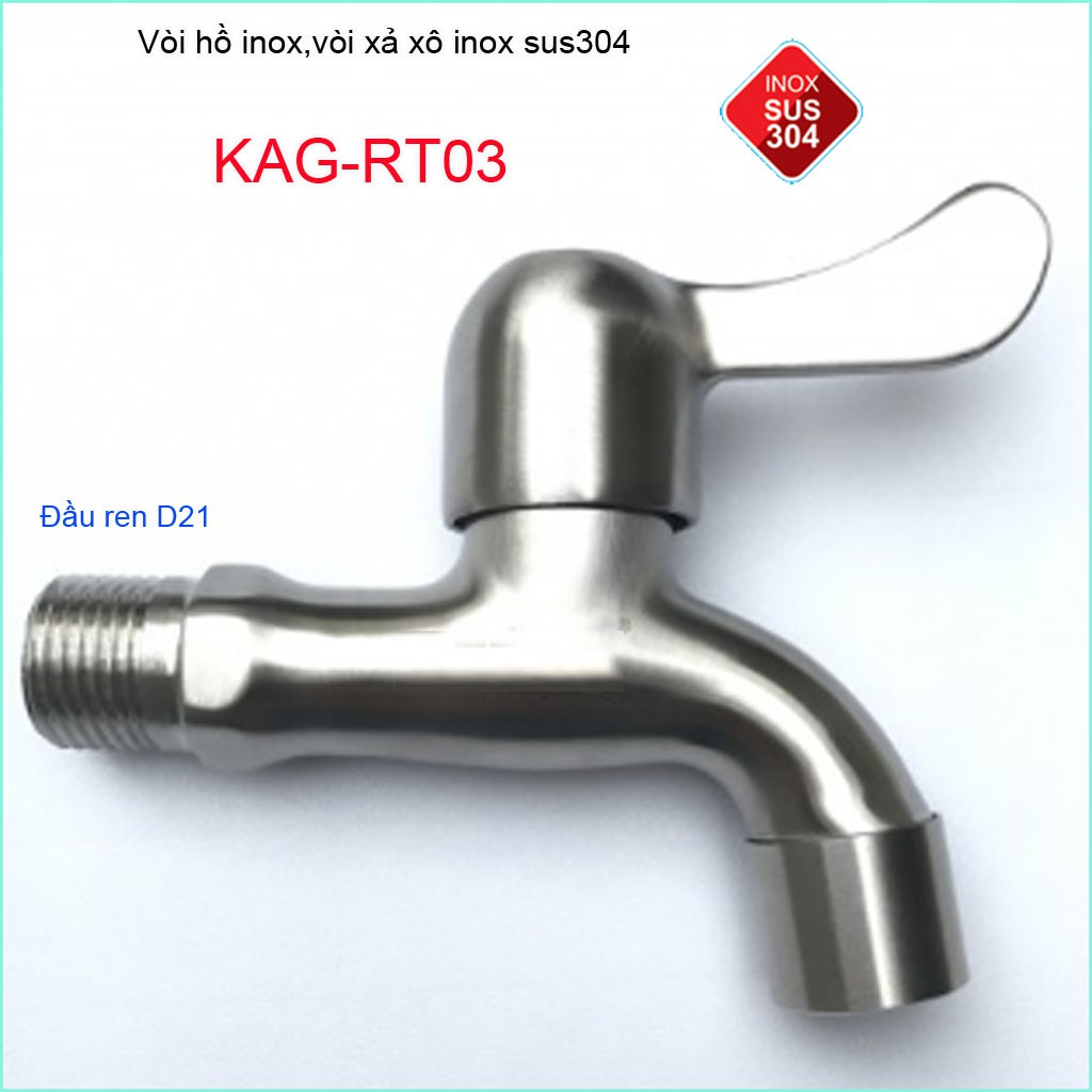 Vòi xả gắn tường, vòi nước máy giặt KAG-RT03