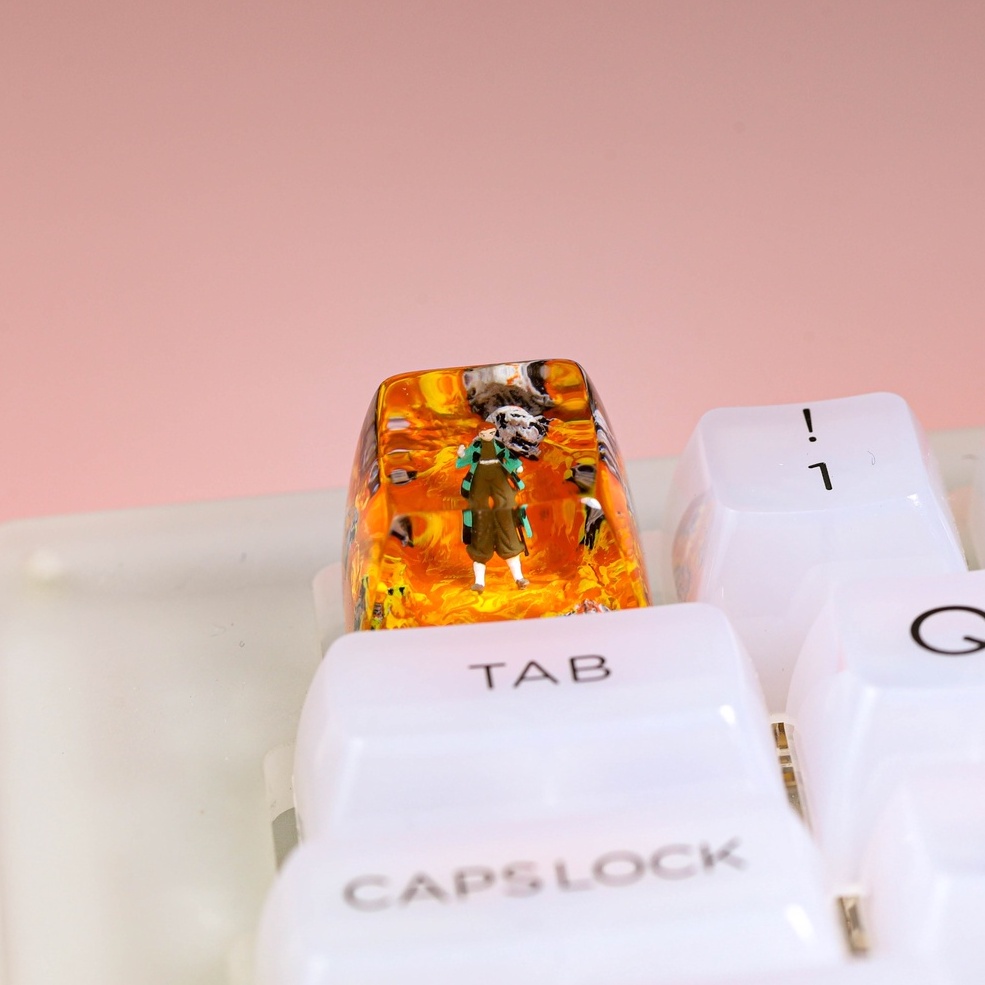 Keycap demon slayer, keycap nezuko, keycap anime cho bàn phím cơ