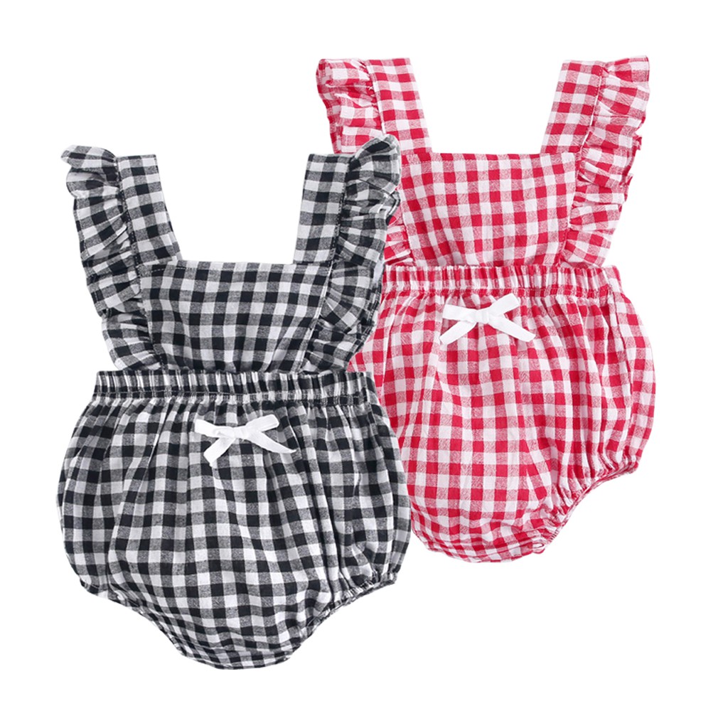 Sanlutoz Jumpsuit Cotton Dễ Thương Thời Trang Mùa Hè Cho Bé Gái