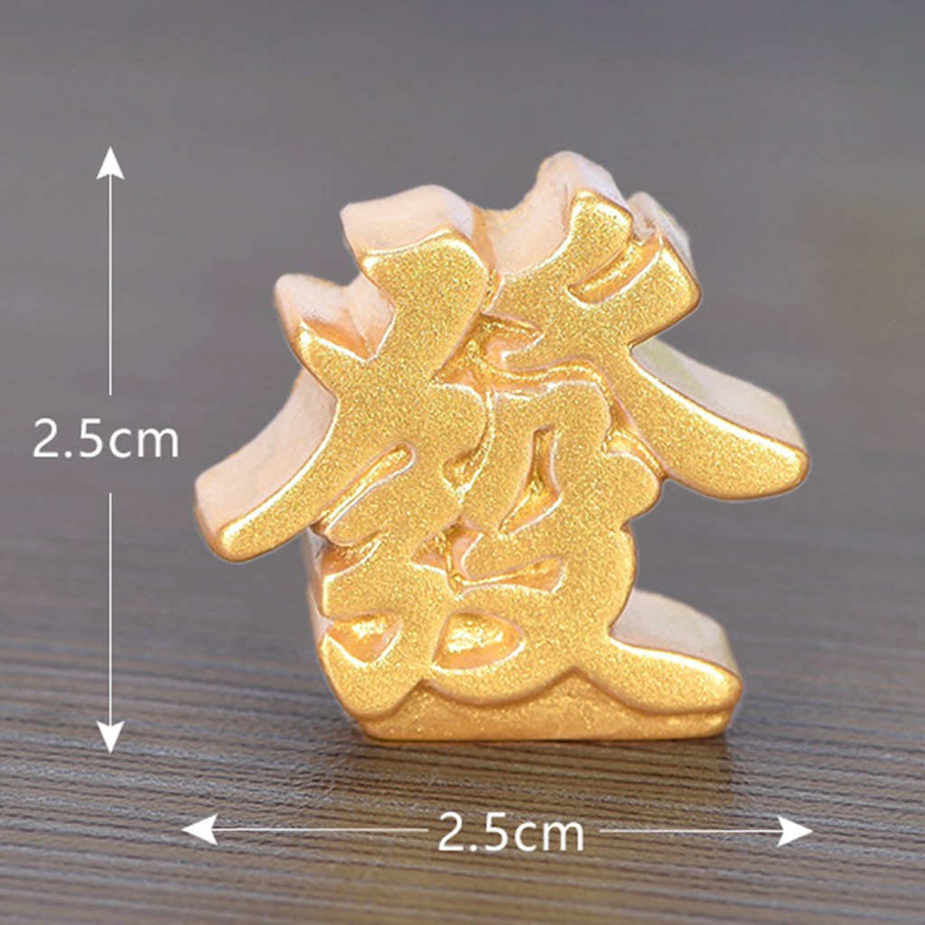 Mô hình trang trí hình dạng thỏi vàng bằng nhựa dùng trang trí nội thất